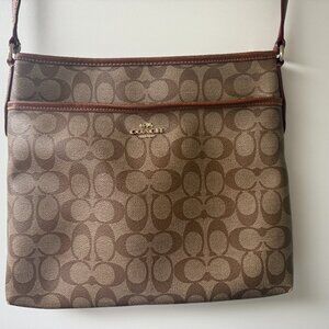 COACH Signature Crossbody File Bag